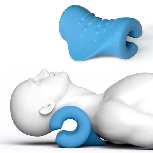Appareil d’Étirement Cervical et de Relaxation – Oreiller d’Alignement du Cou et des Épaules, Soulagement Naturel et Correction Posturale