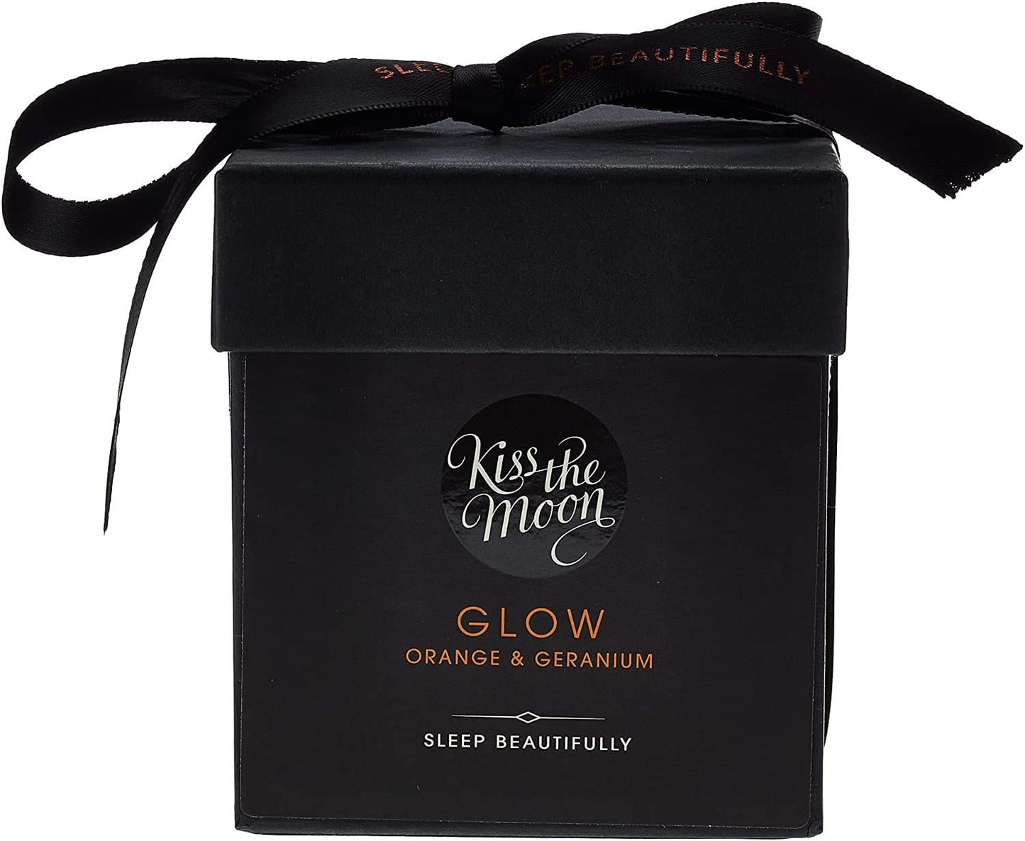 GLOW Aromatherapy Soy Candle 240Ml | Relaxing Sleep Aid Aromatherapy Scented Candle | Includes Essential Oils to Aid Sleep | Orange & Geranium Fragrance