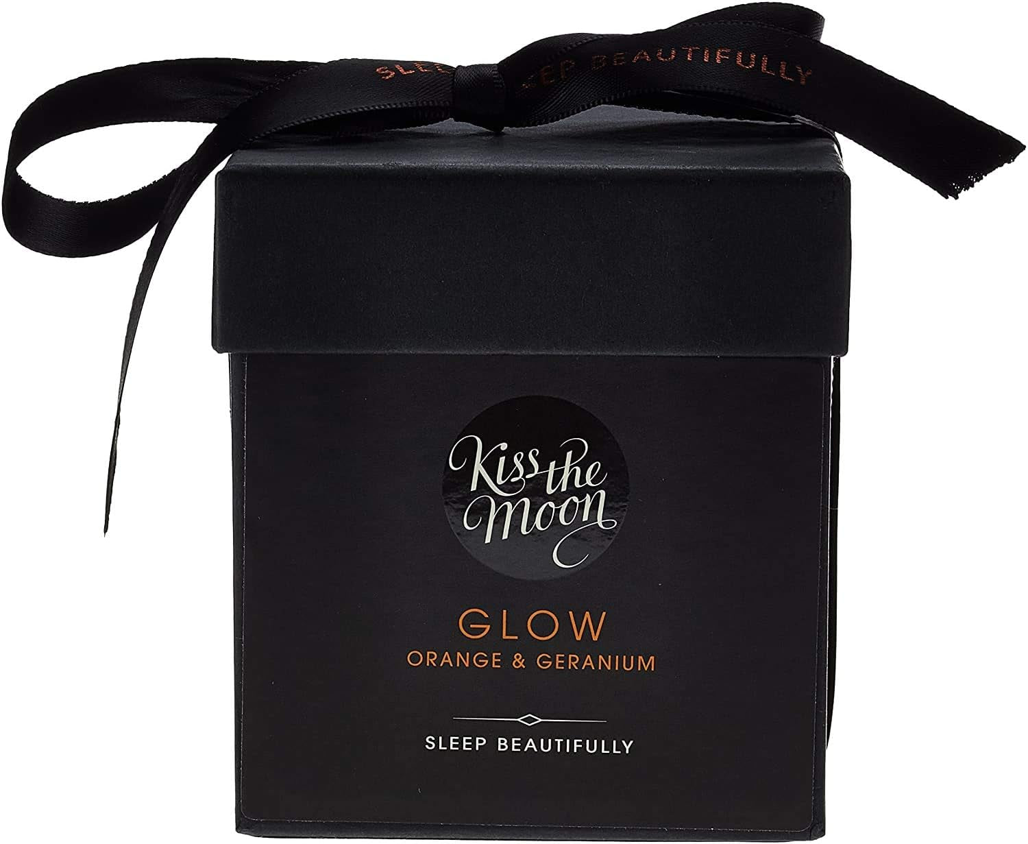 GLOW Aromatherapy Soy Candle 240Ml | Relaxing Sleep Aid Aromatherapy Scented Candle | Includes Essential Oils to Aid Sleep | Orange & Geranium Fragrance