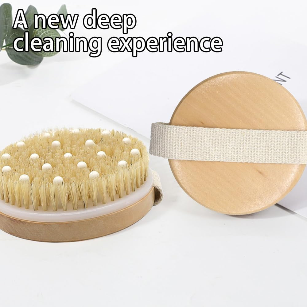 Brosse Corps a Sec 2 Pièces Brosse Exfoliante