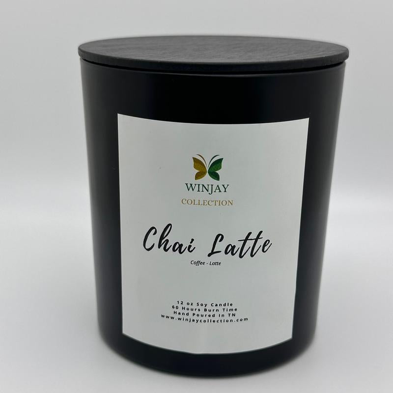 Bougie parfumée Chai Latte 340 g – Café, vanille & cannelle