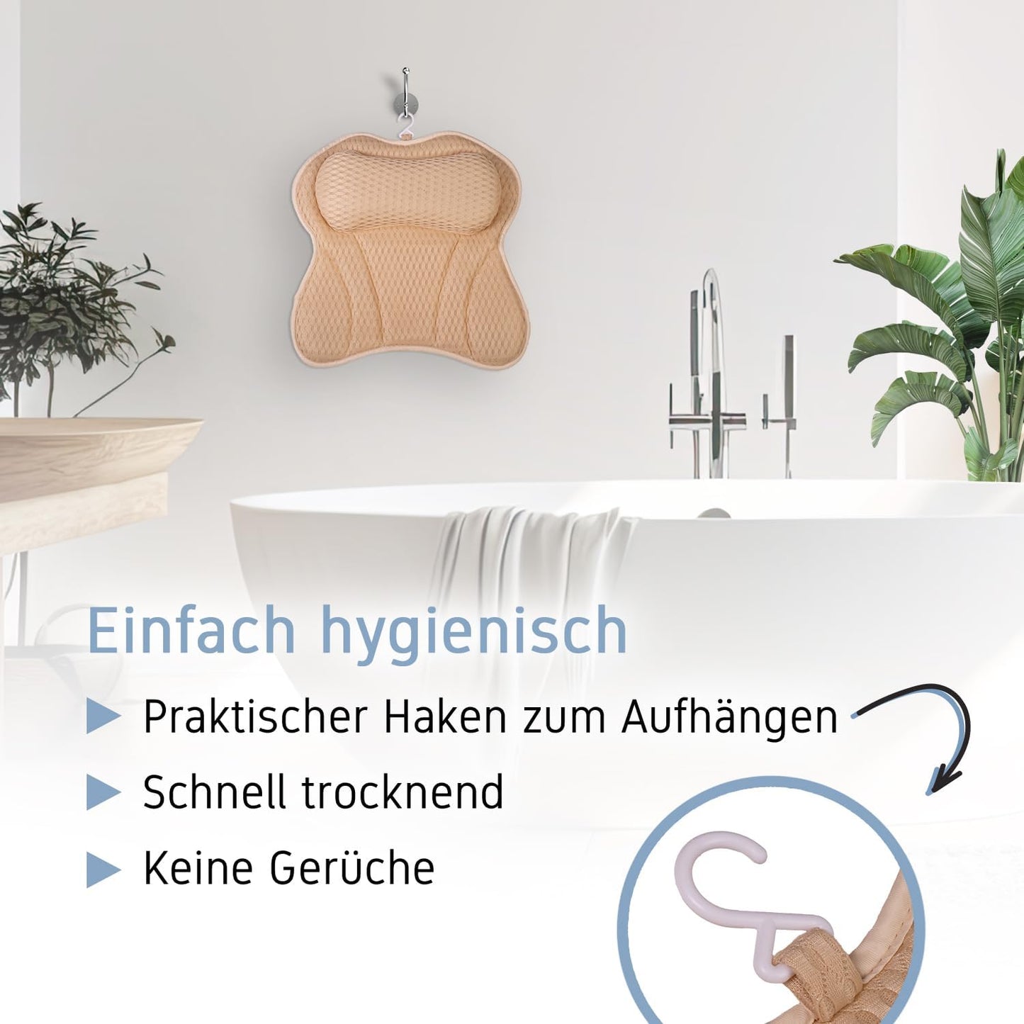 TONIAMO Coussin De Bain