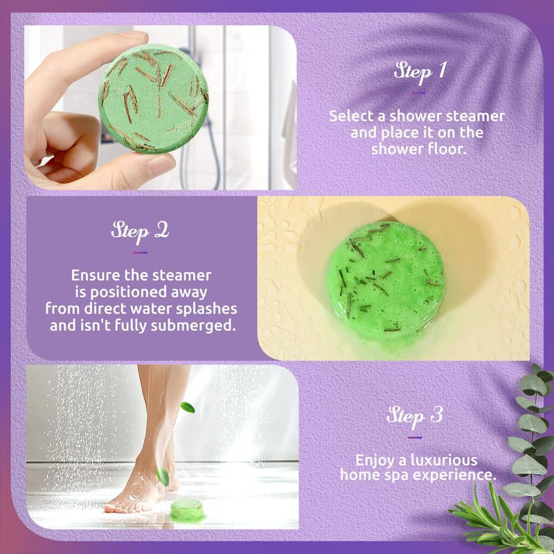 Bodyrefresh Shower Steamers Aromatherapy — 8 Pack Shower Bombs with Natural Essential Oils, Organic Plant Fragrance, Stress Relief, Self Care Relaxation Home SPA, Birthday Gifts for Women, Christmas Gift for Girlfriend, Mom, Teacher, Mum