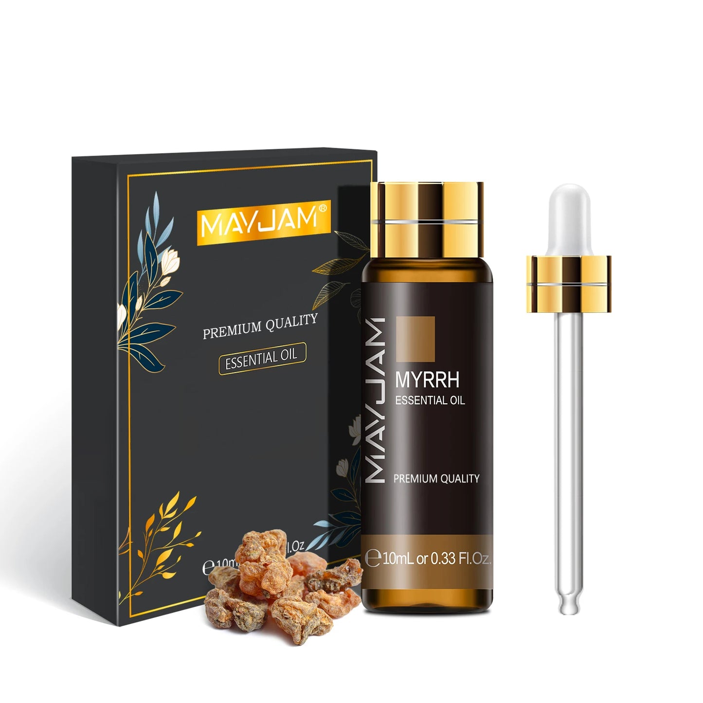 Huile essentielle naturelle 100 % pure – Lavande, Eucalyptus, Vanille, Santal, Jasmin, Citronnelle, Cannelle et plus | MAYJAM® Aromathérapie Premium