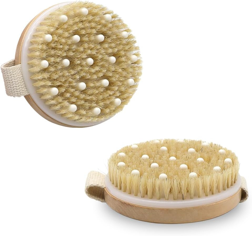 Brosse Corps a Sec 2 Pièces Brosse Exfoliante