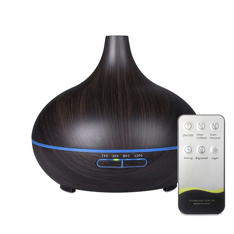 Ultrasonic Cool Mist Onion Humidifier Remote Control Oil Diffuser Colorful LED Air Humidifier for Household
