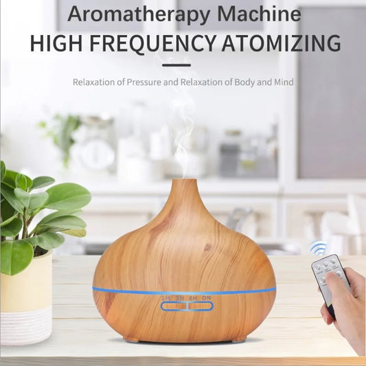 Ultrasonic Cool Mist Onion Humidifier Remote Control Oil Diffuser Colorful LED Air Humidifier for Household