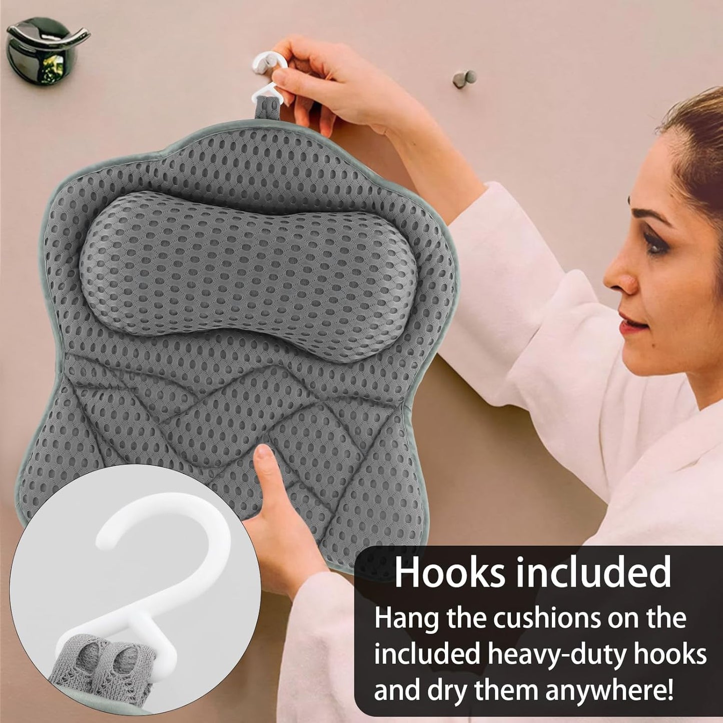 Shengxi Oreiller De Bain Ergonomique