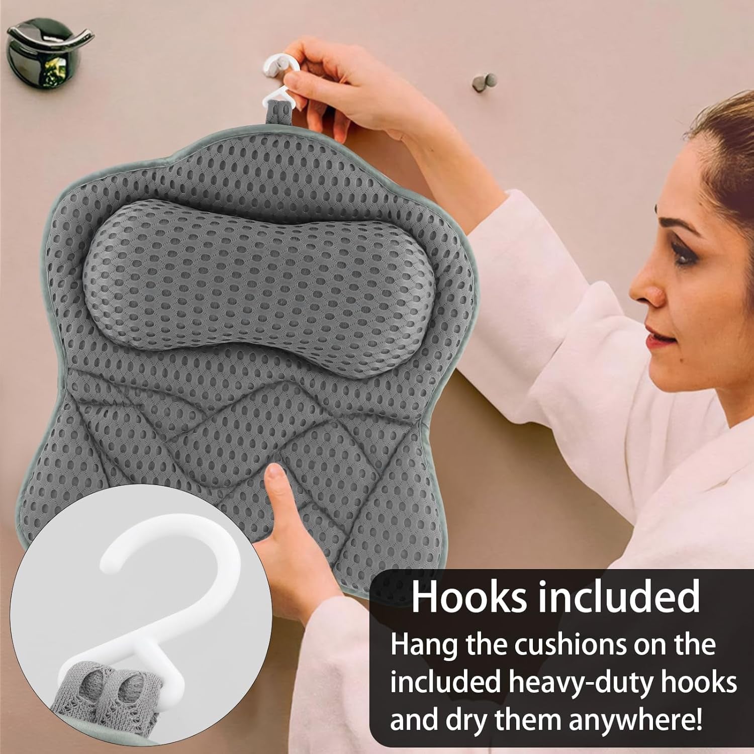 Shengxi Oreiller De Bain Ergonomique