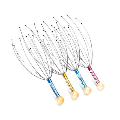 Masseur de Tête Relaxant à Griffes Souples – Stimulation du Cuir Chevelu et Détente Instantanée, Accessoire Bien-Être Portable