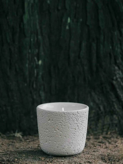 Bougie parfumée à la cire de soja et mèche en bois