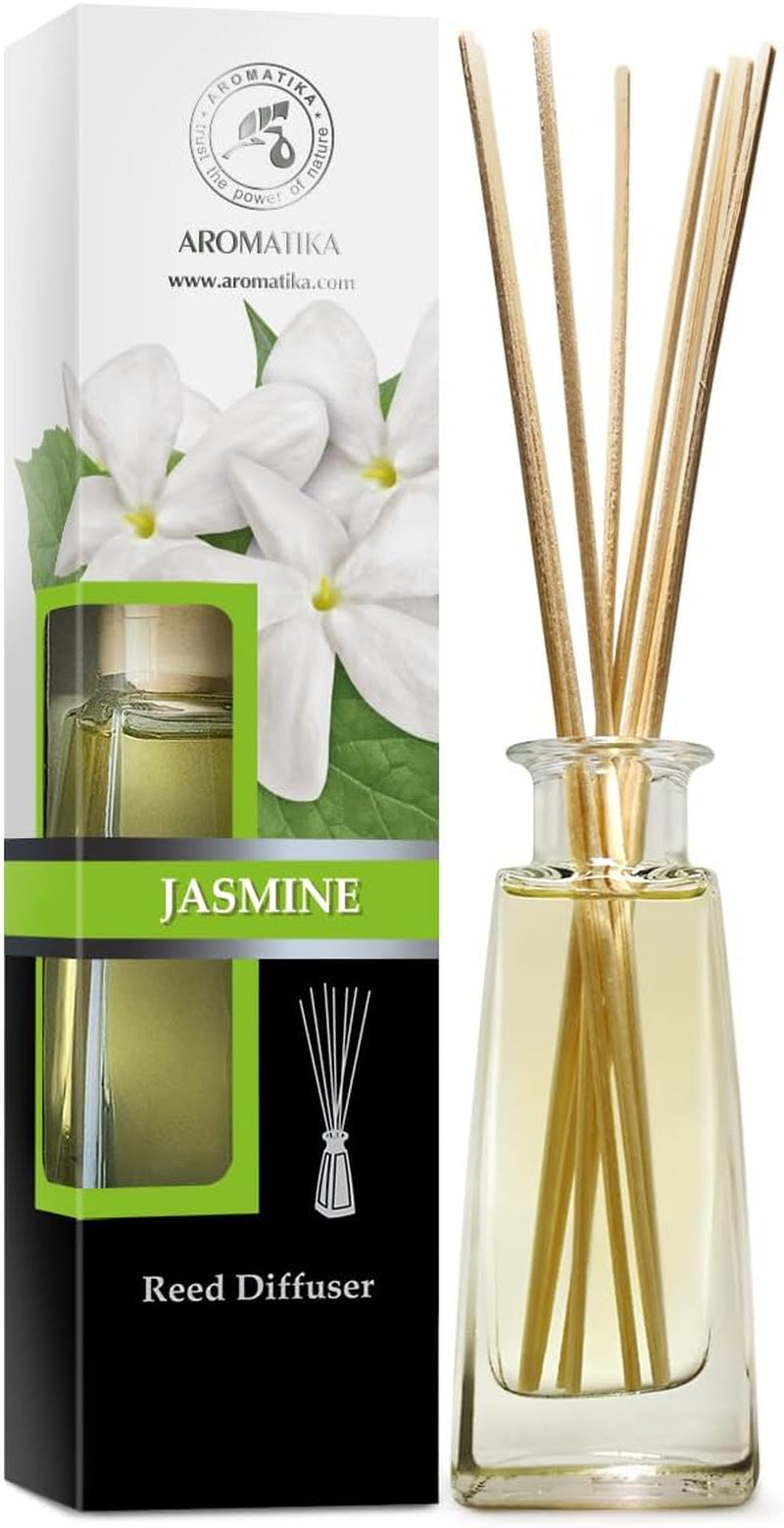 Diffuseur de Parfum au Jasmin 100 ml – Arôme Floral Naturel & Relaxant | Fragrance Fraîche et Longue Durée pour la Maison
