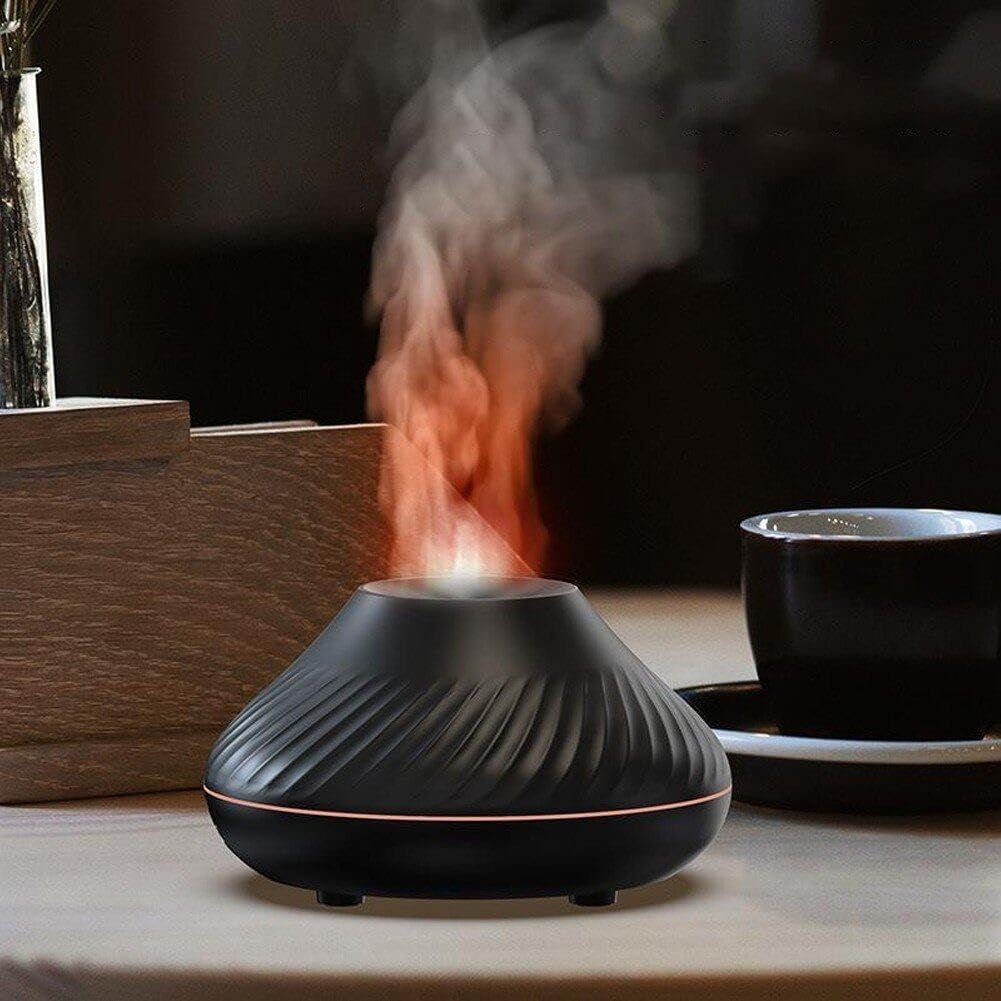 Diffuseur d’Huiles Essentielles Effet Flamme – Ambiance Feu & Bien-Être à la Maison