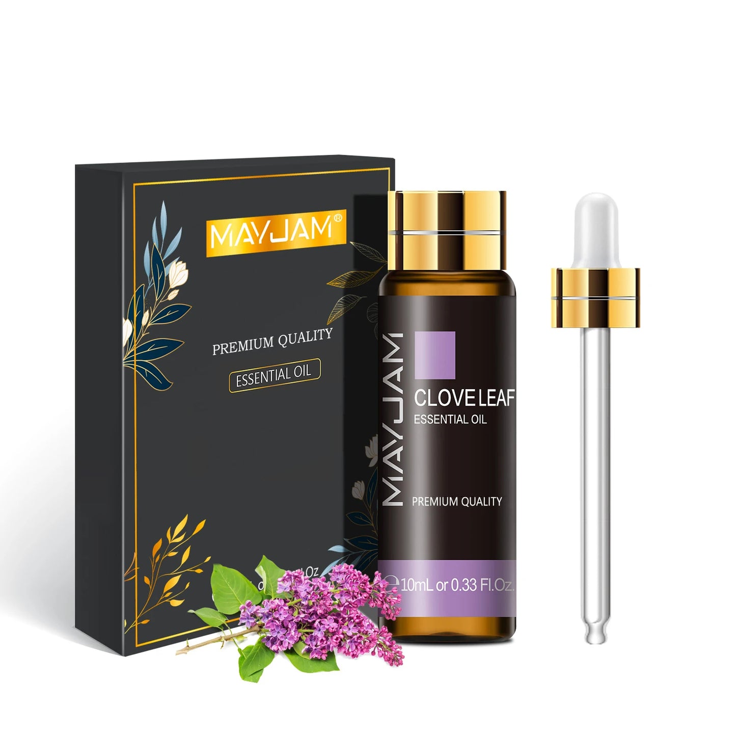 Huile essentielle naturelle 100 % pure – Lavande, Eucalyptus, Vanille, Santal, Jasmin, Citronnelle, Cannelle et plus | MAYJAM® Aromathérapie Premium