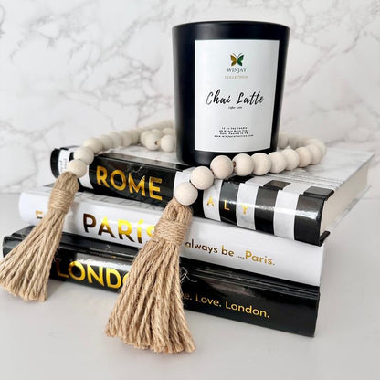 Bougie parfumée Chai Latte 340 g – Café, vanille & cannelle