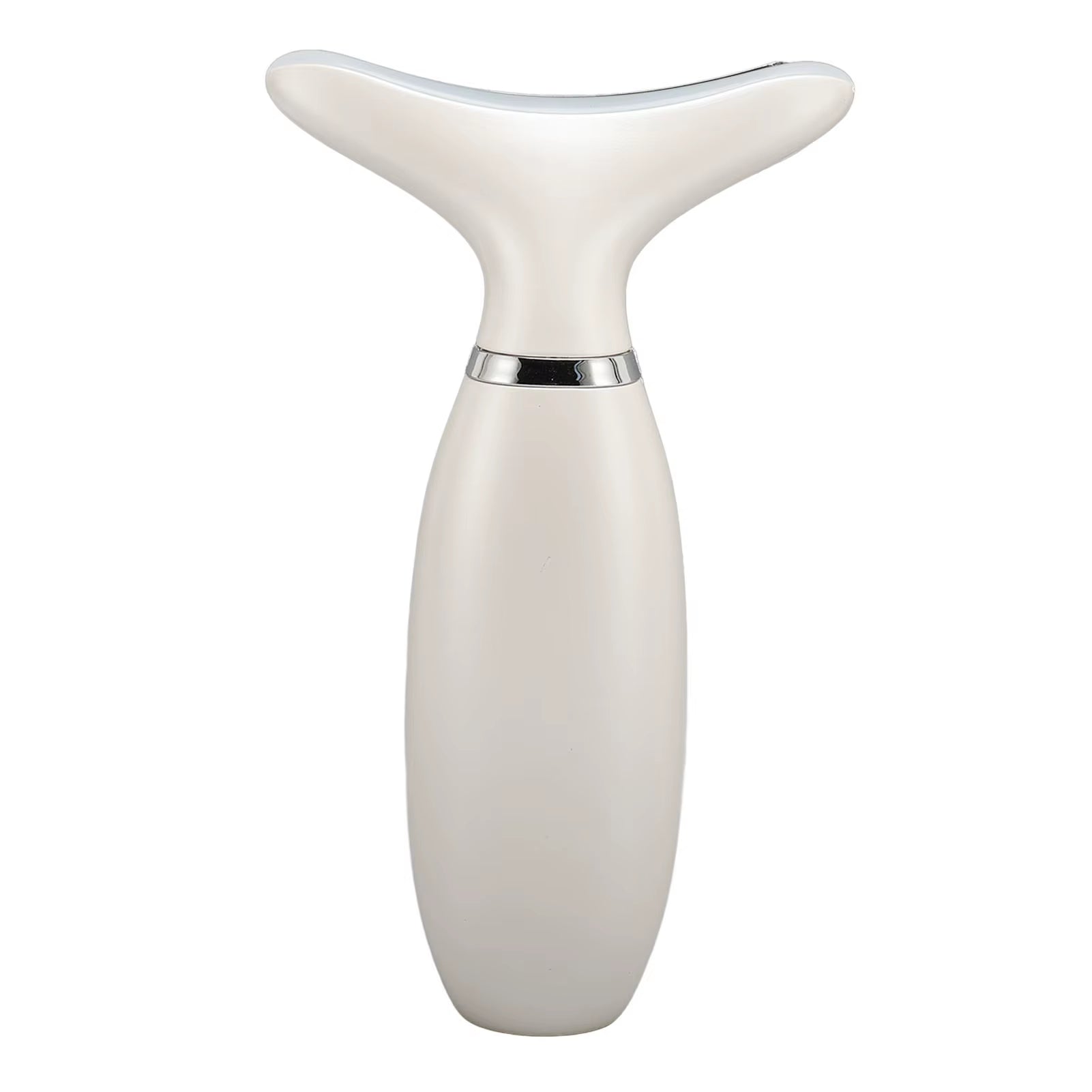 Appareil de Massage Facial Chauffant & Vibrant – Soin Raffermissant du Visage et du Cou, Stimulation & Éclat de la Peau