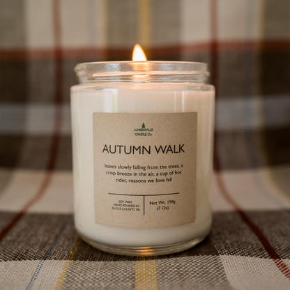 All Natural Soy Wax Candle | 8Oz Soy Candle | Fall Candle | Autumn Candle | Farmhouse Style Candle | Rustic Candle | Candle Gift