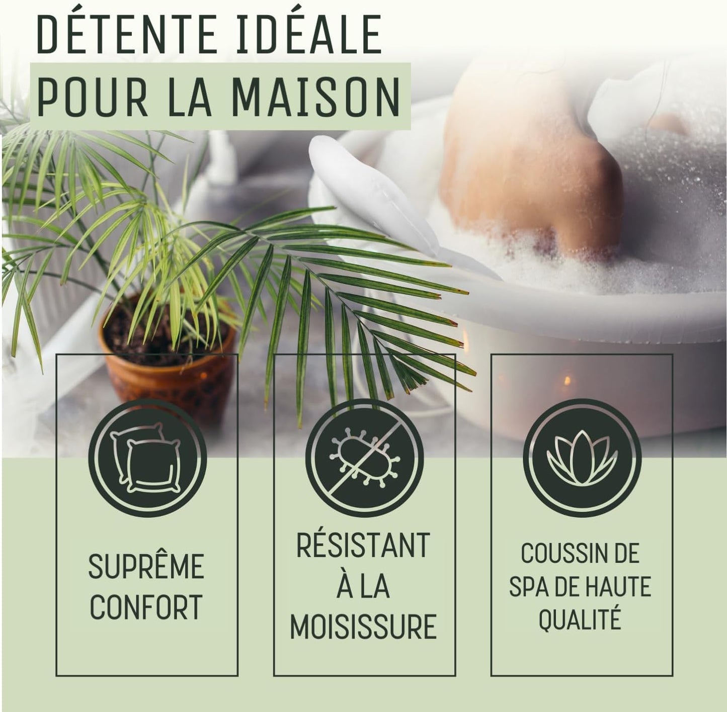 Silverrack Coussin De Baignoire Doux 