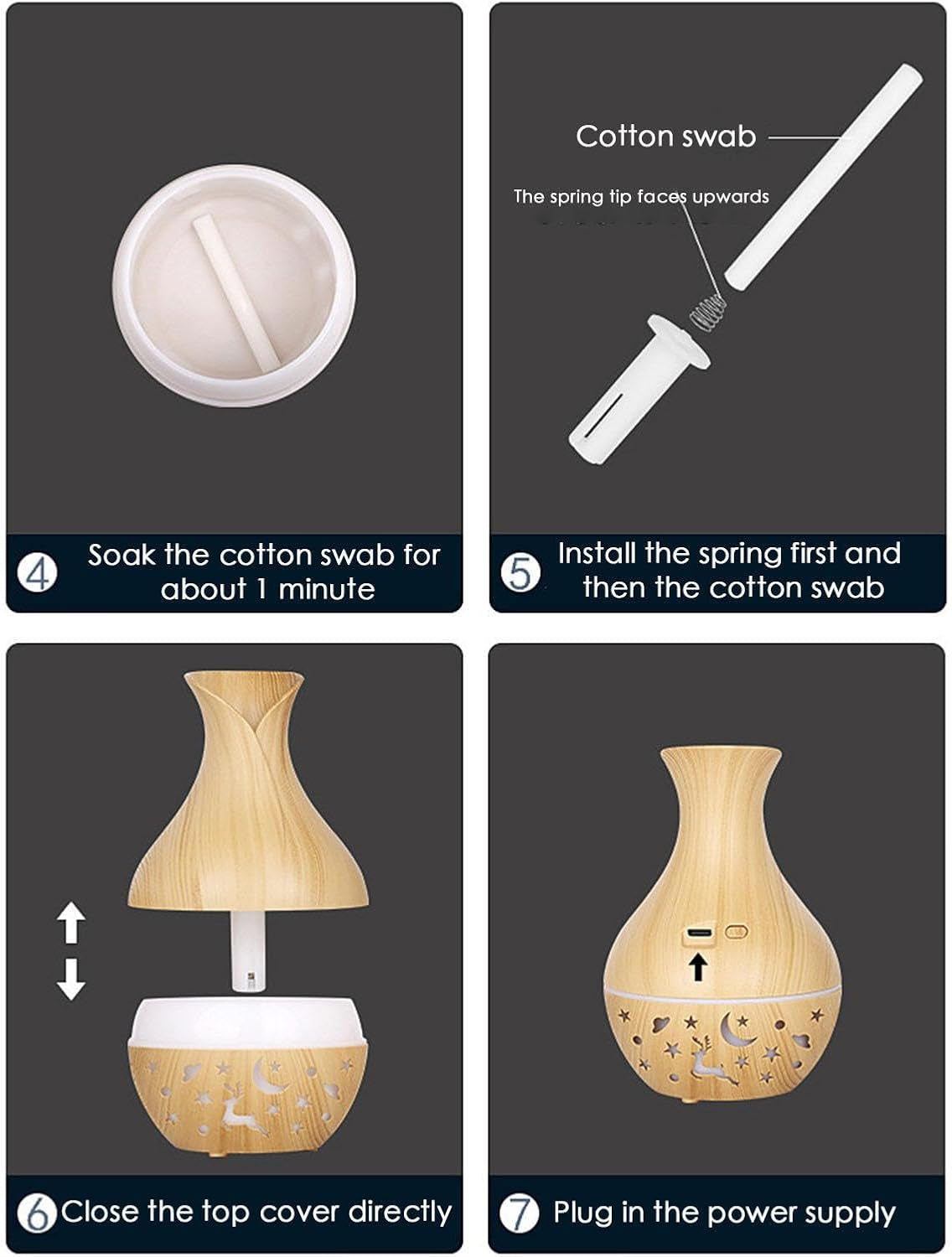 Diffuseur Aromatherapie LED Coloré, 200 Ml 