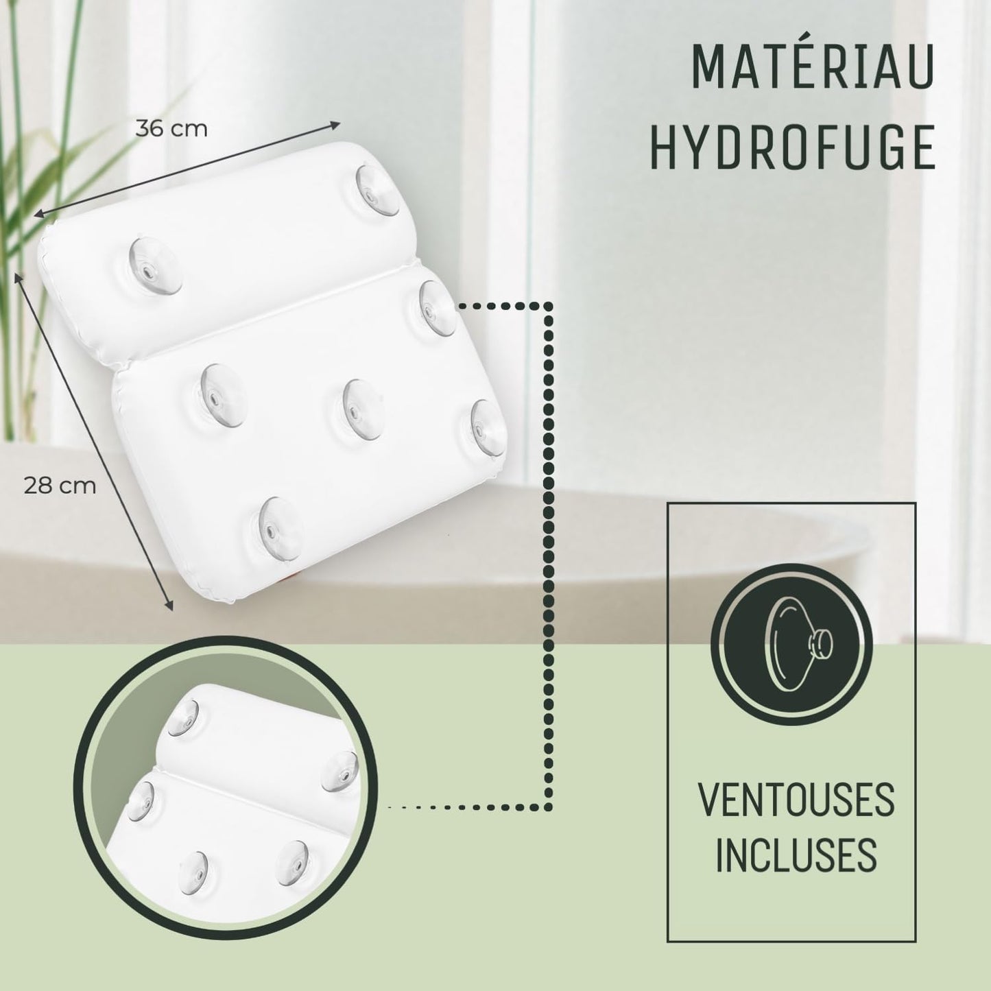 Silverrack Coussin De Baignoire Doux 