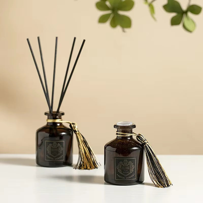 50Ml Reed Diffuser Sets with Fragrance Expanding Stick Healton Homestay Hotel Rattan Aromatherapy Air Freshener Home Fragrance