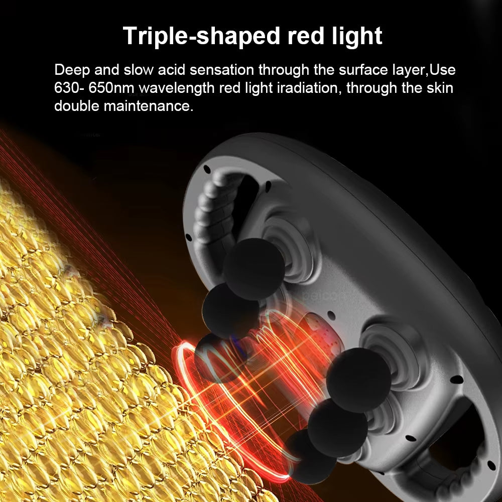 Pistolet de Massage Musculaire Professionnel – 6 Têtes, 9 Vitesses, Haute Fréquence Anti-Douleur pour Dos, Épaules et Jambes