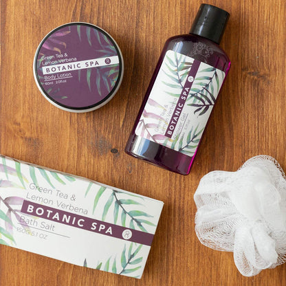 Set De Bain Femme Botanic SPA Dans Corbeille 