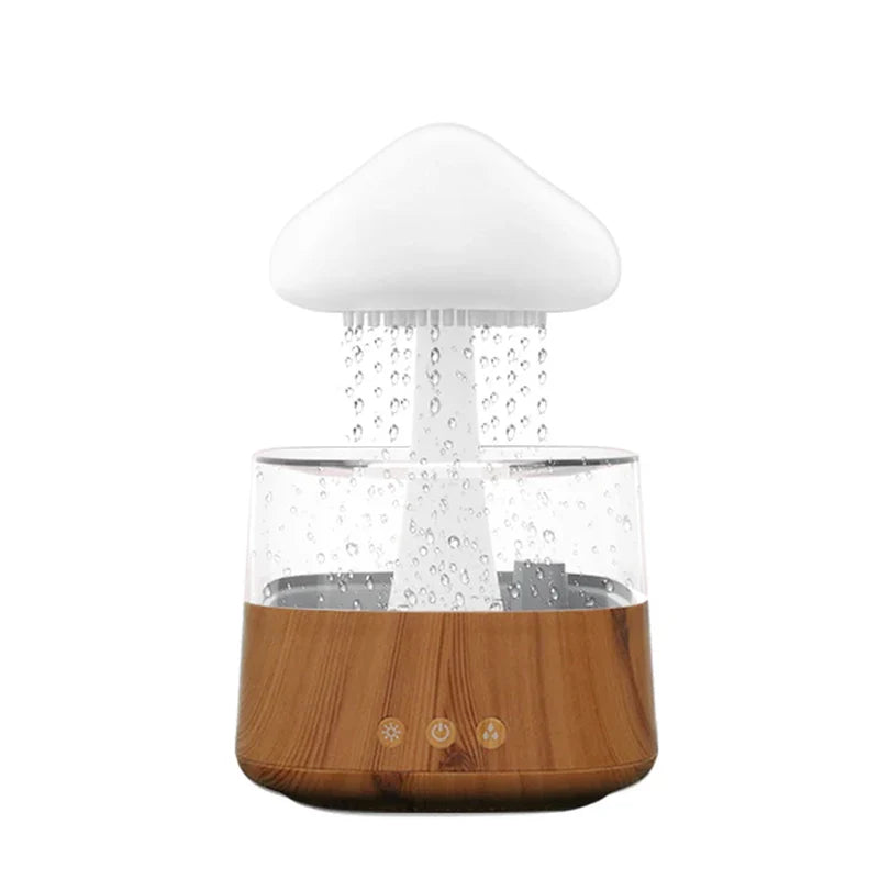 Diffuseur Relax Cloud Rain – Brumisateur Design Nuage, Lumière d’Ambiance & Aromathérapie