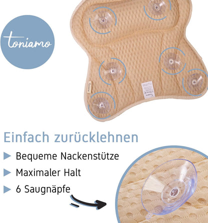 TONIAMO Coussin De Bain