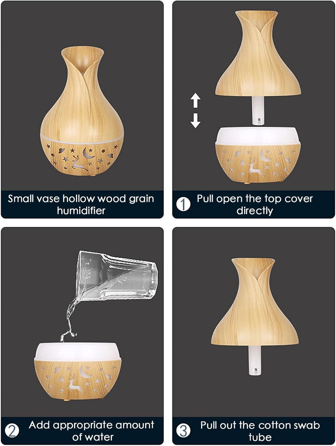 Diffuseur Aromatherapie LED Coloré, 200 Ml 