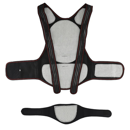 Ceinture Auto-Chauffante Thérapie Magnétique à Tourmaline – Soutien Lombaire et Posture, Soulagement du Dos et Relaxation Infrarouge