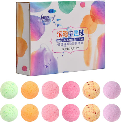 12 X Boule De Bain Aux Huiles Essentielles Naturelles