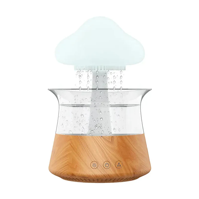 Diffuseur Relax Cloud Rain – Brumisateur Design Nuage, Lumière d’Ambiance & Aromathérapie