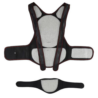 Ceinture Auto-Chauffante Thérapie Magnétique à Tourmaline – Soutien Lombaire et Posture, Soulagement du Dos et Relaxation Infrarouge