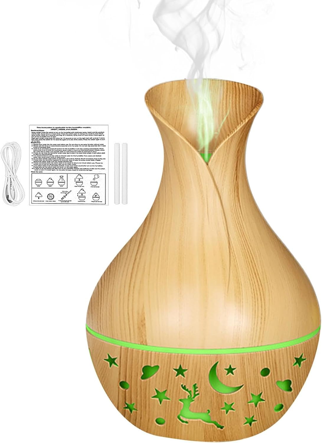 Diffuseur Aromatherapie LED Coloré, 200 Ml 