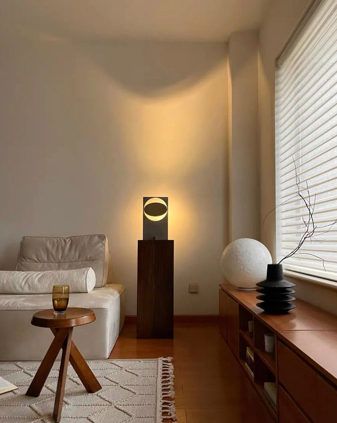 Lampe de Table Coucher de Soleil – Ambiance Moderne et Design Métallique