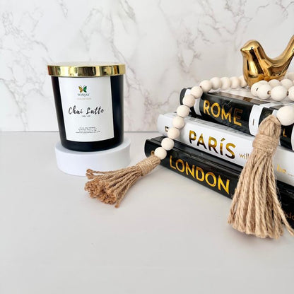 Bougie parfumée Chai Latte 340 g – Café, vanille & cannelle