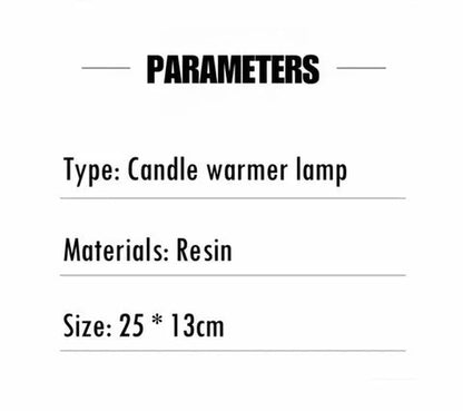 Lampe Chauffe-Bougie M&M’S Mignonne – Chauffe-Cire Sans Flamme & Lumière d’Ambiance – Compatible Grandes Bougies