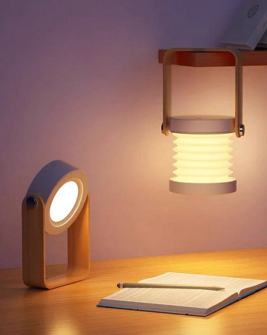 Lampe de Chevet Pliable Scandinave – Design Minimaliste, Rechargeable et Portable
