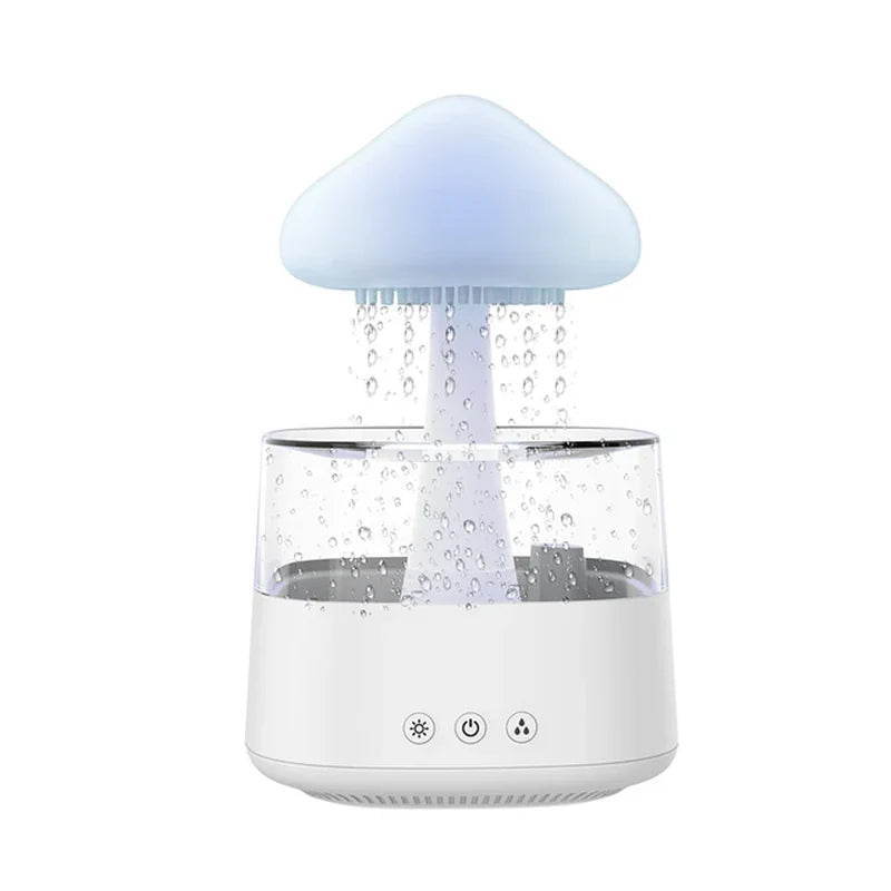 Diffuseur Relax Cloud Rain – Brumisateur Design Nuage, Lumière d’Ambiance & Aromathérapie