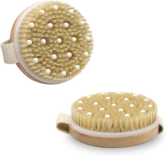 Brosse Corps a Sec 2 Pièces Brosse Exfoliante 