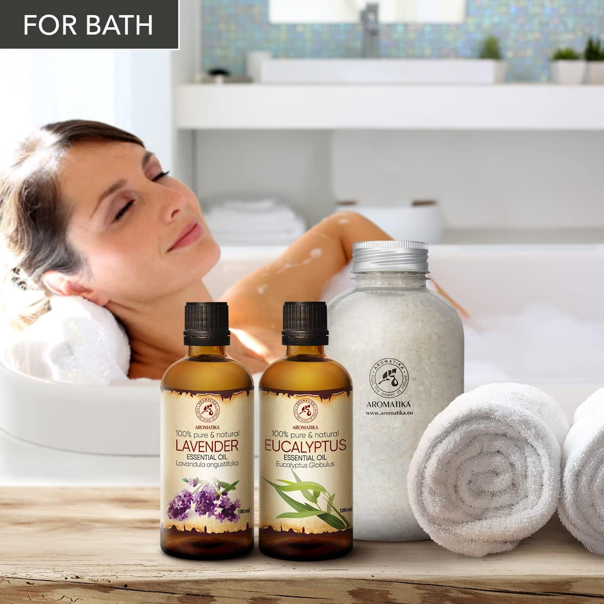 Huiles Essentielles Set 2X100Ml - Huile De Lavande - Huile Eucalyptus - Aromathérapie - Détente - Massage