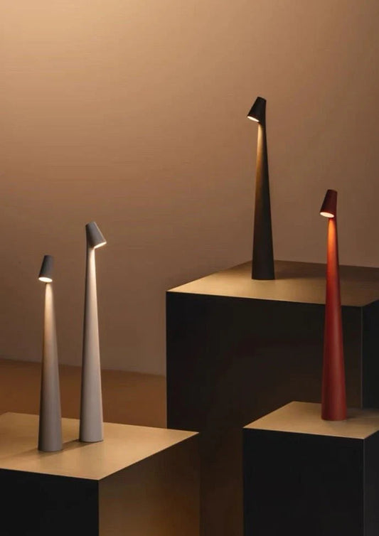 Lampe de Chevet LED Nordique – Design Moderne, Rechargeable USB et Lumière d’Ambiance Ajustable