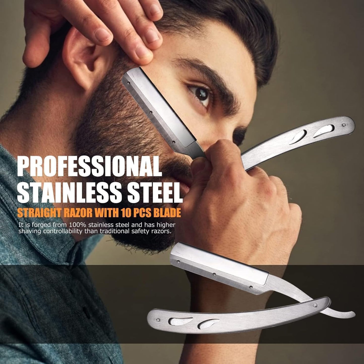 Kit complet de soins barbe 12 en 1 – huile, shampoing, brosse et accessoires pour une barbe soignée