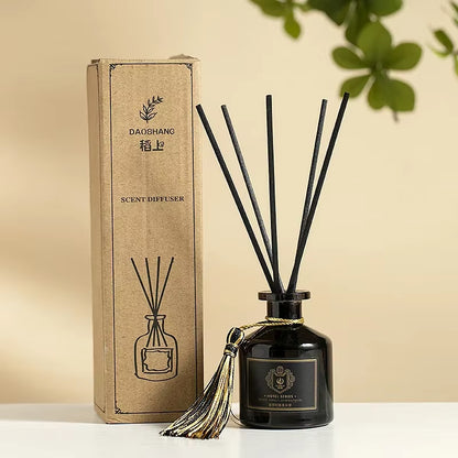 50Ml Reed Diffuser Sets with Fragrance Expanding Stick Healton Homestay Hotel Rattan Aromatherapy Air Freshener Home Fragrance